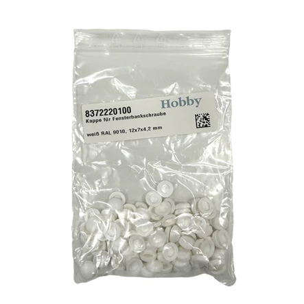 Ruuvin peitenappi valkoinen - HOBBY VARAOSAT - 17656 - 1