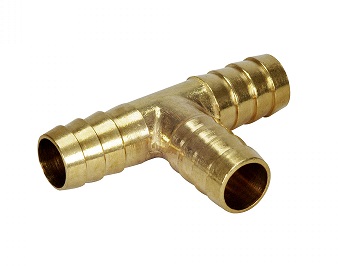 Alde T-kappale messinki 16x16x16 mm - Alde lämmönvaihdin, lattialämmitys - 13416 - 1