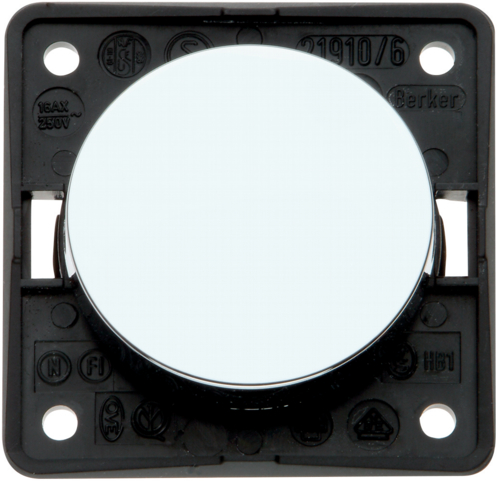 Berker vaihtokytkin upotettava kromi kiiltävä 250V, 16AX - Sähkörasiat, pistokkeet - 11136 - 1