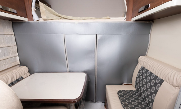 Ideatermica väliverho 145 x 200 cm harmaa, avattava - Termopeitteet - 17746 - 1