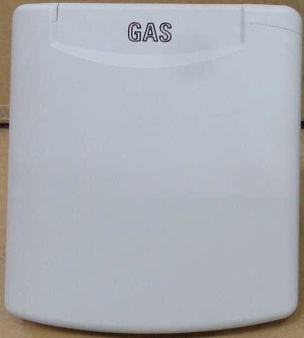 Kaasun ulosottorasia vaaleanharmaa - Kaasujärjestelmän tarvikkeet - 10856 - 1