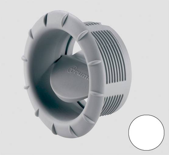 Truma päätesuutin 65/72 mm EN, valkoinen - Ilmakeskuslämmityksen asennustarvikkeet - 14683 - 1