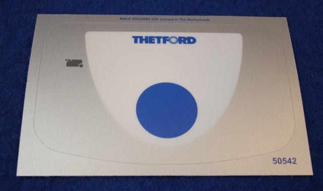 Thetford ohjauspaneelin tarra C250 - Kasettikäymälöiden varaosat - 886 - 2
