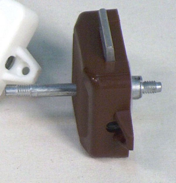 WC-oven lukko ruskea painettava Ilman nuppeja - KALUSTEIDEN TARVIKKEET - 1436 - 1