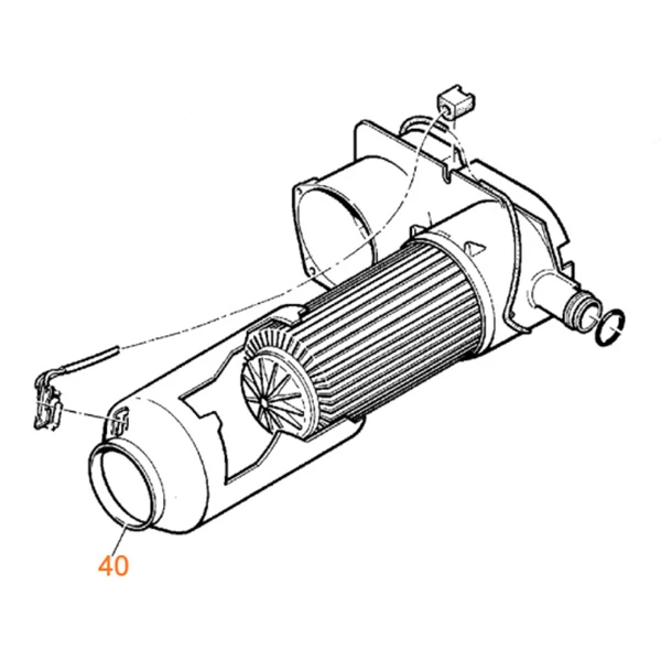 Air guide plate - ILMALÄMMITYS - 14376 - 1