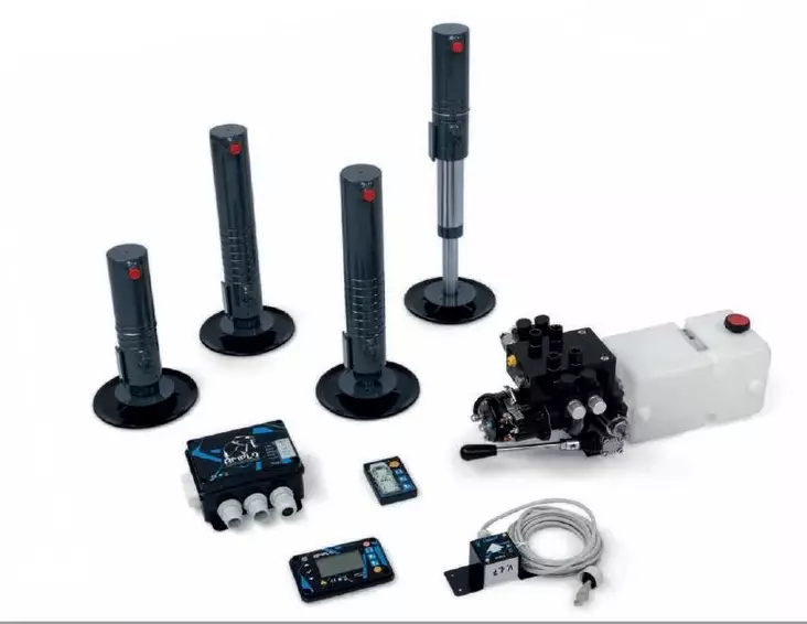 Hydrauliset tukijalat Amplo Fiat Iveco 65 - Nurkkatuet - 17936 - 1