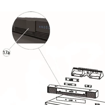 Thetford paneelin näytön peitelevy T2090 - Jääkaappien varaosat Thetford - 24246 - 1