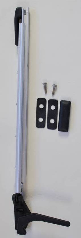 Aukipidin, salpa, 280mm vasen, ruuvikiin 09.00.164.00.00.01.000, Polyplastic - HOBBY VARAOSAT - 8833 - 1