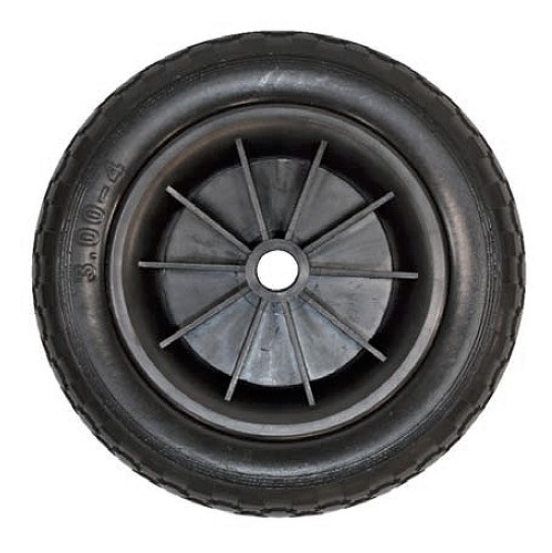 Sivupyörä AL-KO 260mm keskireikä 20mm AL-KO sivupyörä musta polyuretaani - Keulatuet/Rullat - 10487 - 1