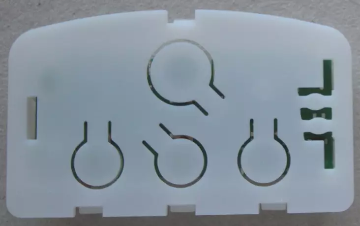 Thetford ohjauspaneeli FF C250, C260. 4 painonappia - Kasettikäymälöiden varaosat - 887 - 2