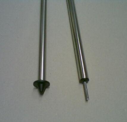 DWT pystytanko 22x1 mm, teräs, 165-250 cm Tassu/piikki - Telttojen lisäputket ja sarjat - 1368 - 1