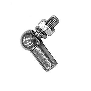 Kaasujousen kulmapallonivel M8/M8 Jousiin 10/22, M8, DIN 71802 - Kaasujouset/silmukat - 2098 - 2