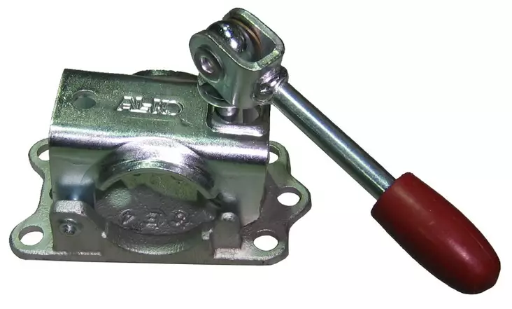 Nokkapyörän kiinnike+nivelletty ruuvi 48 mm, 300 kg,valupohja al-ko - Kiinnikkeet - 2238 - 1