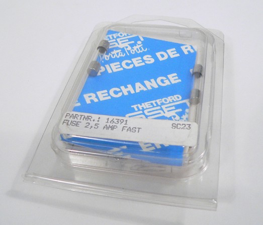 Thetford sulake 2,5 A, 2kpl - Kasettikäymälöiden varaosat - 778 - 1