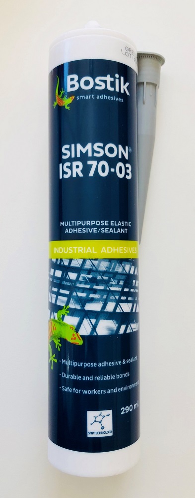 Tiivistemassa ISR 70-03, 290ml harmaa Liima ja tiivistysmassa - LIIMAT JA TIIVISTYSMASSAT - 9848 - 1