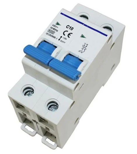 Haba automaattisulake 2-nap 10 amp - Sähkörasiat, pistokkeet - 25708 - 1