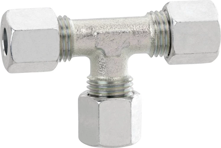 Gok T-liitin 8x8x8mm teräs - Kaasujärjestelmän tarvikkeet - 288 - 1