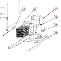 Thetford keskusyksikkö T2138, T2152, T2160, T2175, T2090 - Jääkaappien varaosat Thetford - 17048 - 1