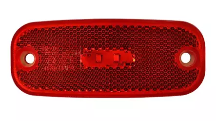 Led äärivalo 12v punainen pituus 111mm Punainen äärivalo kiinnitysväli 90mm - Hella/talmu/muut - 11319 - 1