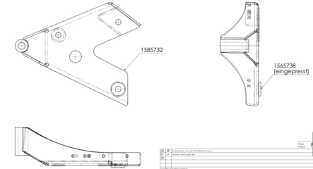 Iskunvaimentimen AL-KO AMC Kiinnike oikea puoli - Ilmajousisarjat/iskunvaimentimet - 23529 - 1