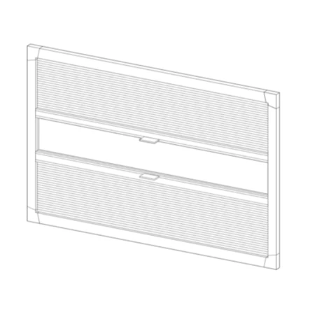Verhokasetti 828x448mm, laskosverhot DFV II, 10065301 - HOBBY VARAOSAT - 11799 - 1