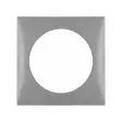 Berker kehys harmaa 59.5x59.5 mm, reikä 42.5 mm - Sähkörasiat, pistokkeet - 649 - 1
