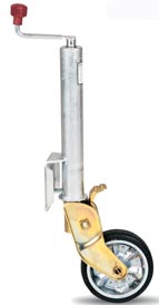 Nokkapyörä 200x50, 500kg, Laskettava haarukka, kova pyörä - AL-KO - 2159 - 1