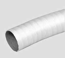 Truma ilmastointijärjestelmän ilmaputki Ø60/65 mm muovitettu ulkopinta - ILMASTOINTILAITTEET, TARVIKKEET TRUMA - 13379 - 1