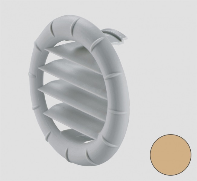 Truma suunnattava ritilä päätesuuttimeen beige - Ilmakeskuslämmityksen asennustarvikkeet - 14719 - 1