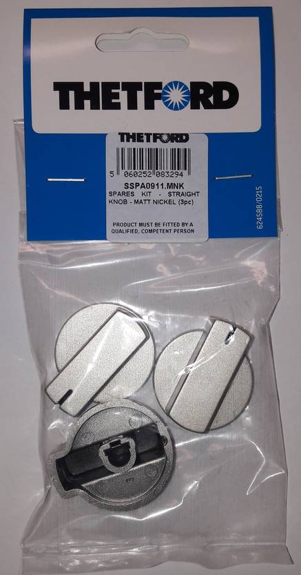 Säädinnuppisarja 3kpl, mattanikkeli - Liesien ja uunien varaosat - 11391 - 1